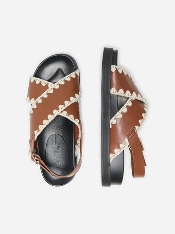 ONLY Босоножки 'ONLMINNIE-20' в Коричневый