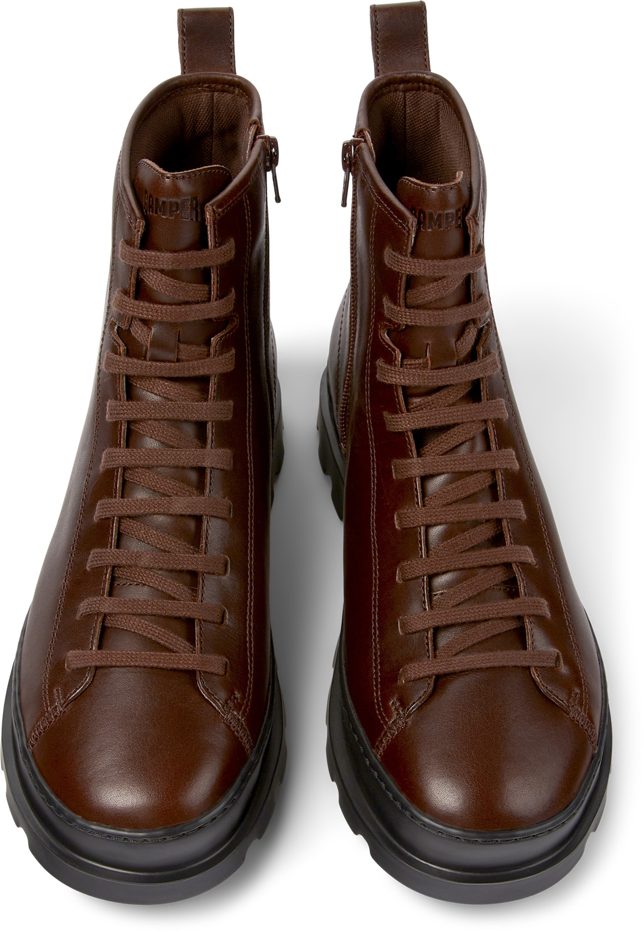 Boots stringati 'Brutus' di CAMPER in rosso