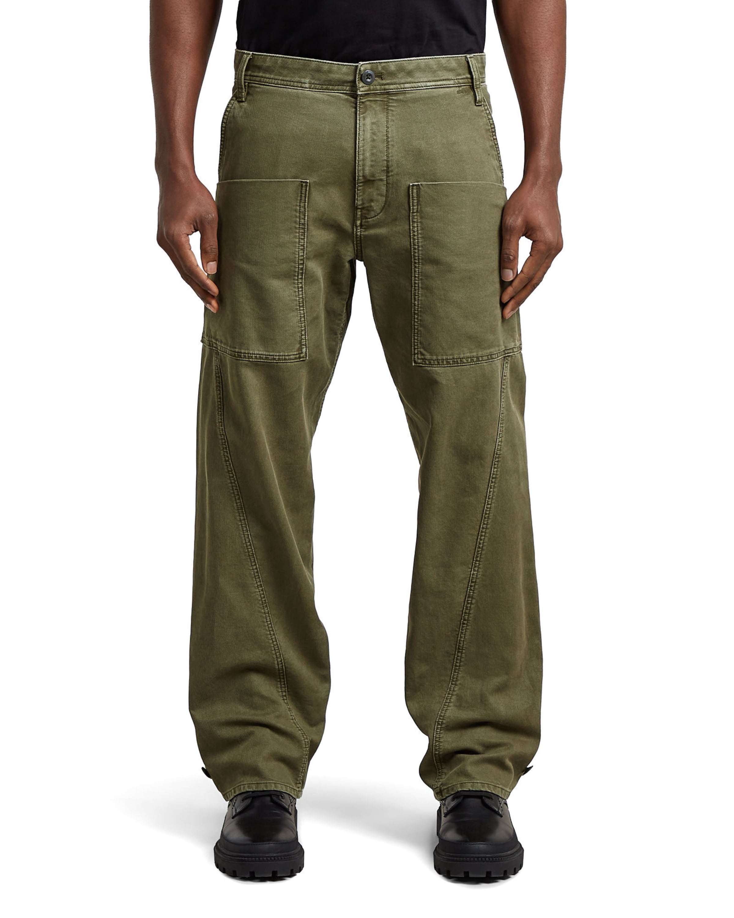 G-STAR Regular Cargo pant - 'Fatigue Cargo Pants' in Grün: Vorderseite
