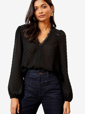 love & roses Блузка в Черный: спереди