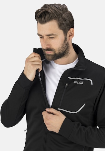 Veste de survêtement 'Sidney' Stooker Men en noir