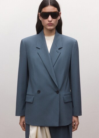 MANGO Blazer 'Uma' in Blue: front