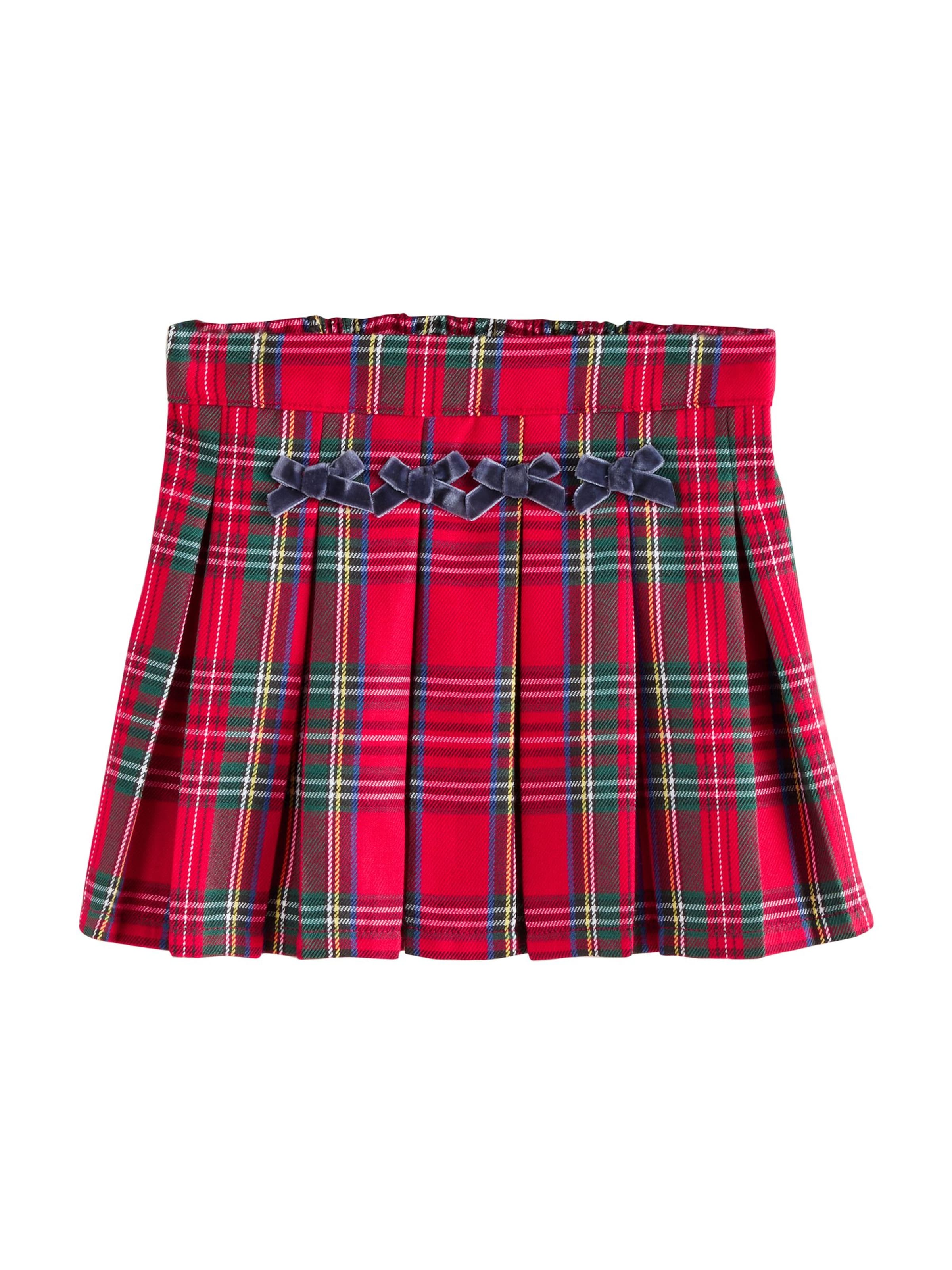 Gonna 'Tartan Bow' di Next in rosso: frontale