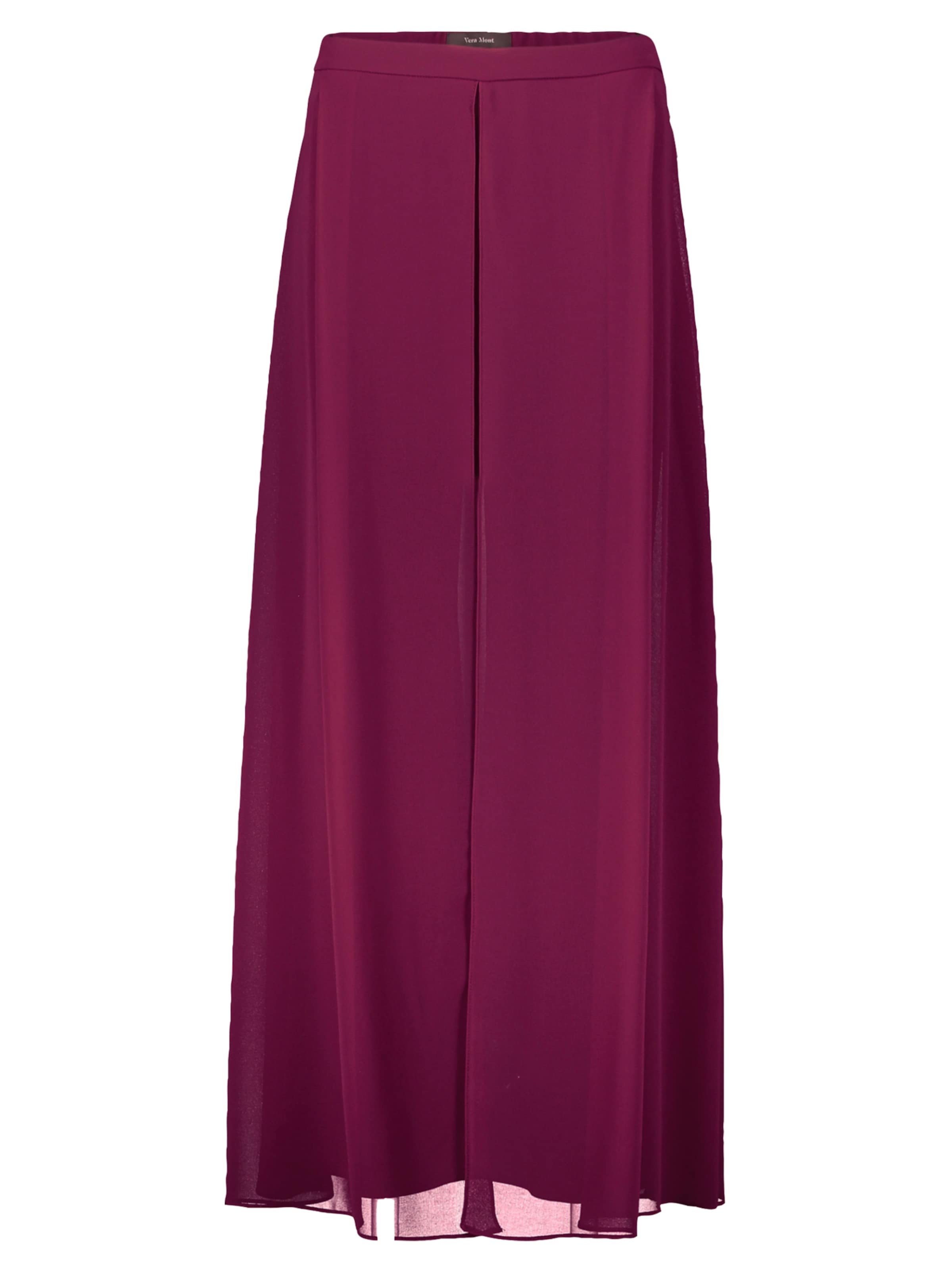 Wide leg Pantaloni di Vera Mont in rosso: frontale