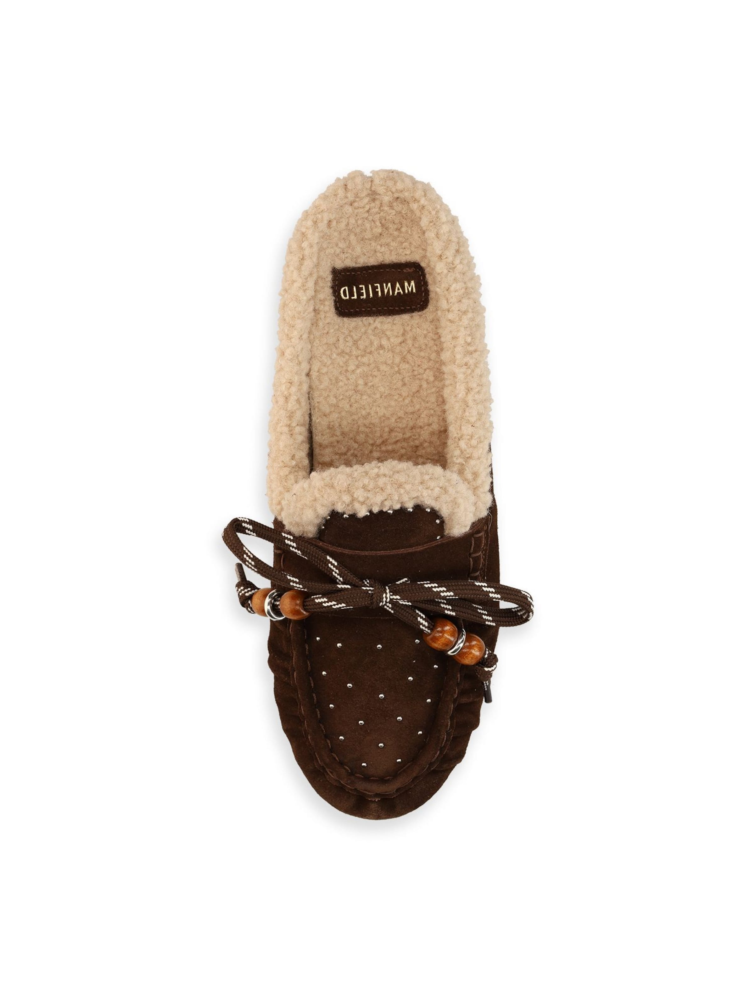 Pantoufle MANFIELD en marron