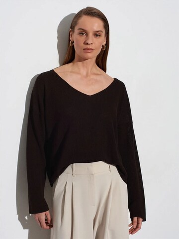 Pullover di Dilvin in nero: frontale