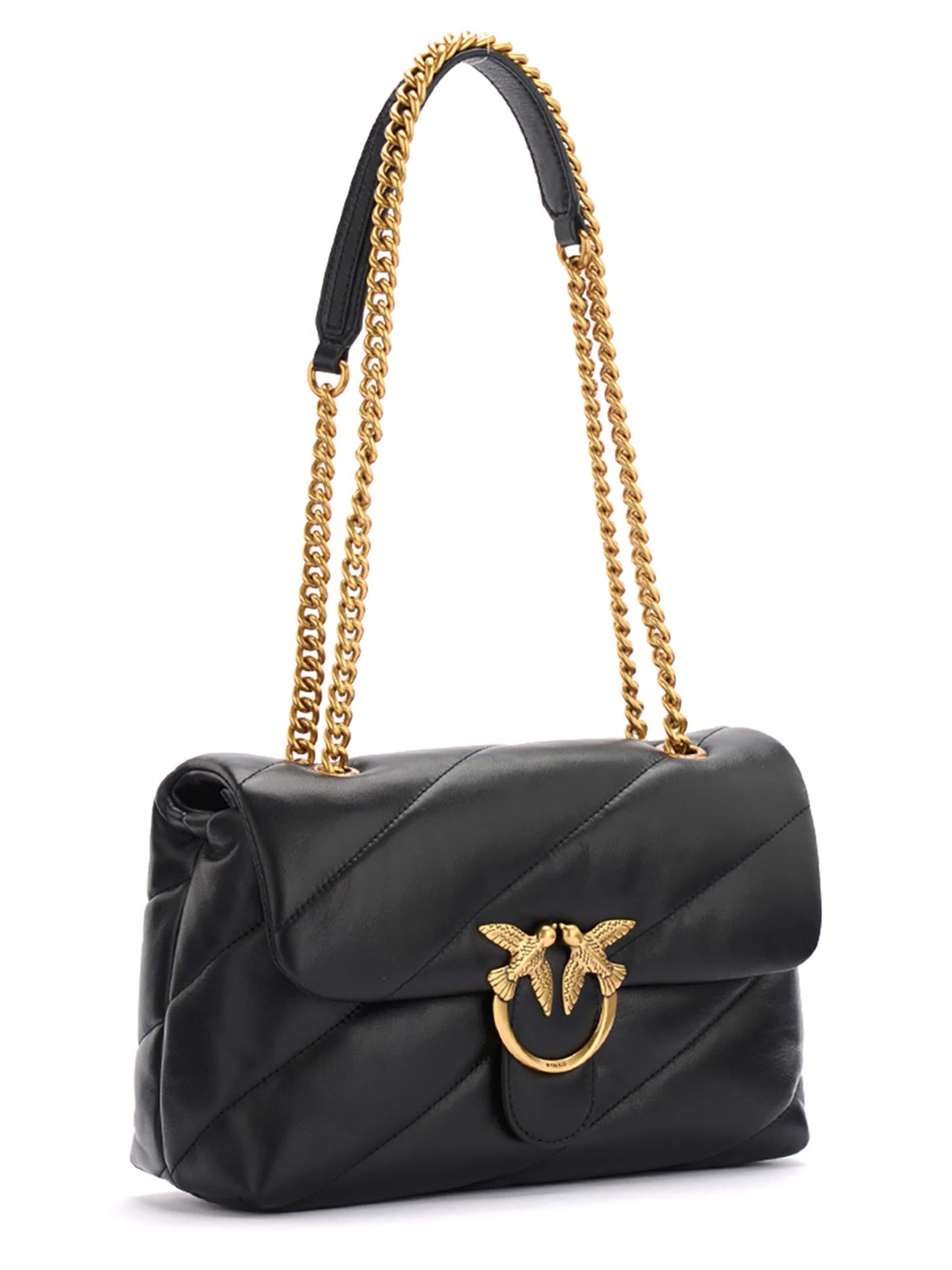Sacs à main 'Pinko Sacs à main Love Puff Classic Cl Sheep Nap Noir' PINKO en noir