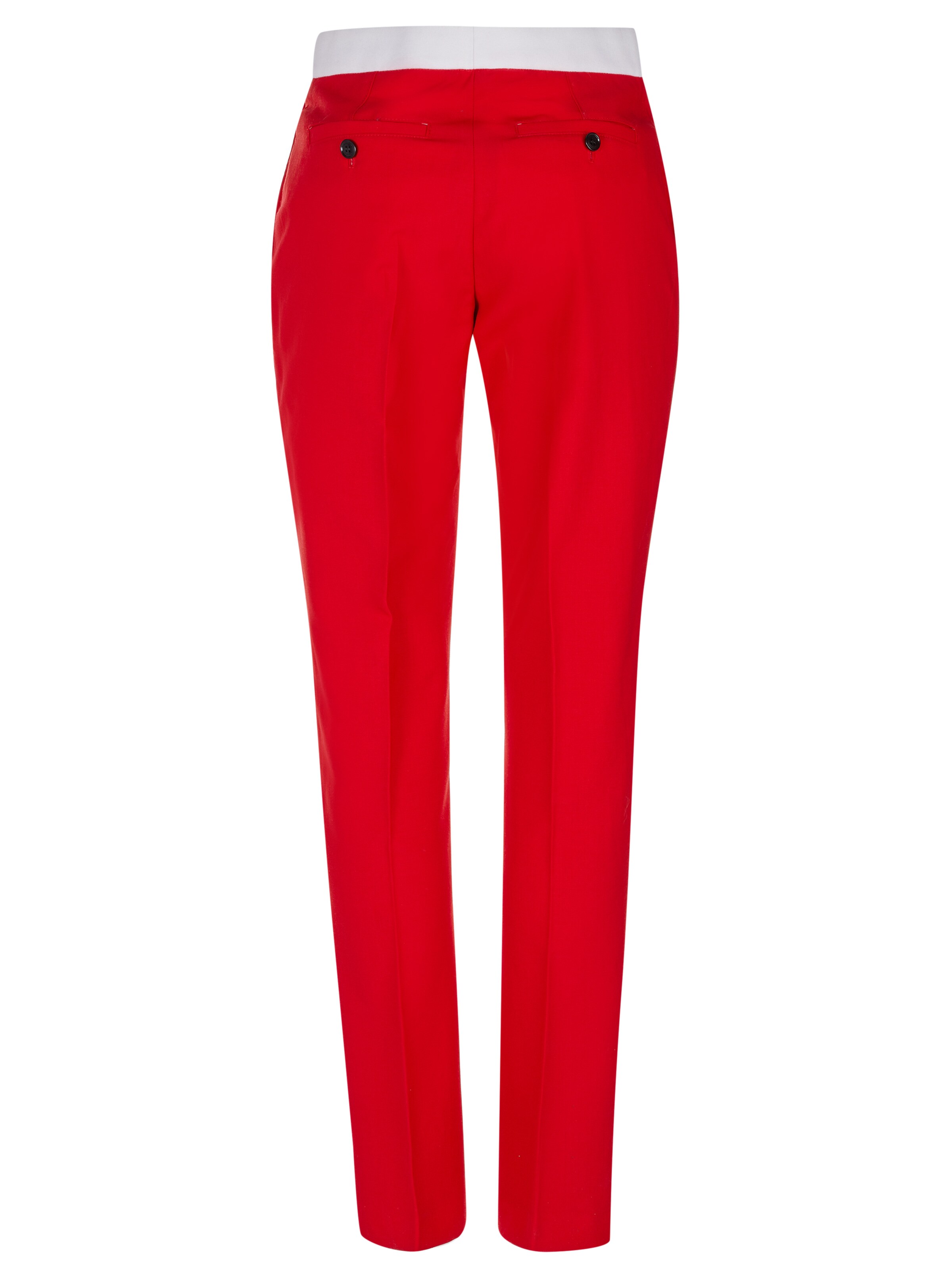 BURBERRY Regular Pants in Red