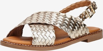 Oh! My Sandals Sandale in Beige: Vorderseite