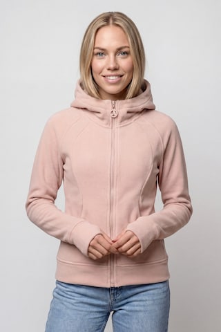alife & kickin Bluza polarowa 'AyuAK F' w kolorze różowy: przód