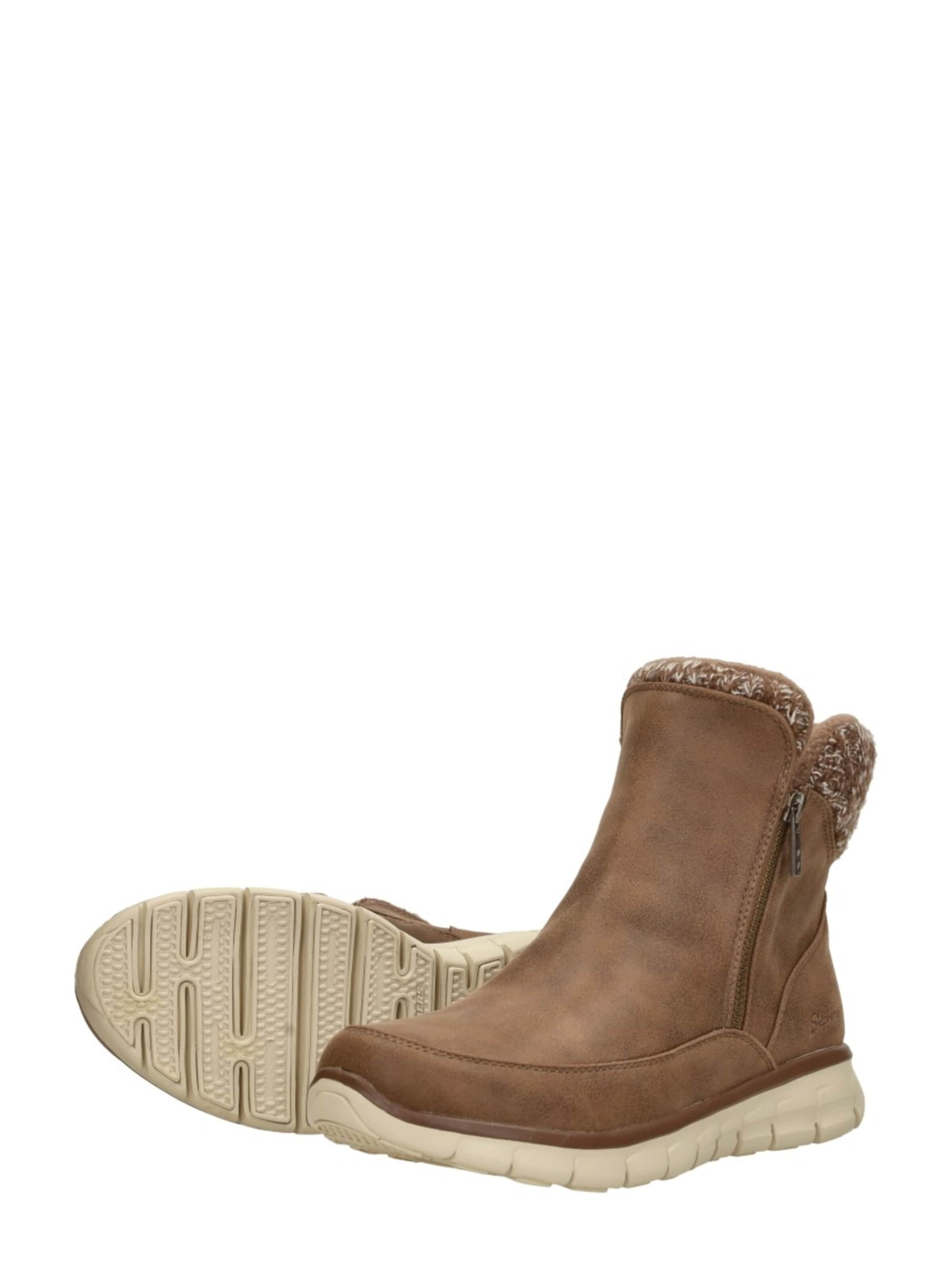 SKECHERS Enkellaarsje 'Synergy - Lovely Collab' in Bruin