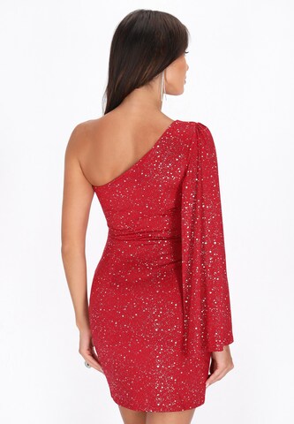 faina Cocktailjurk in Rood