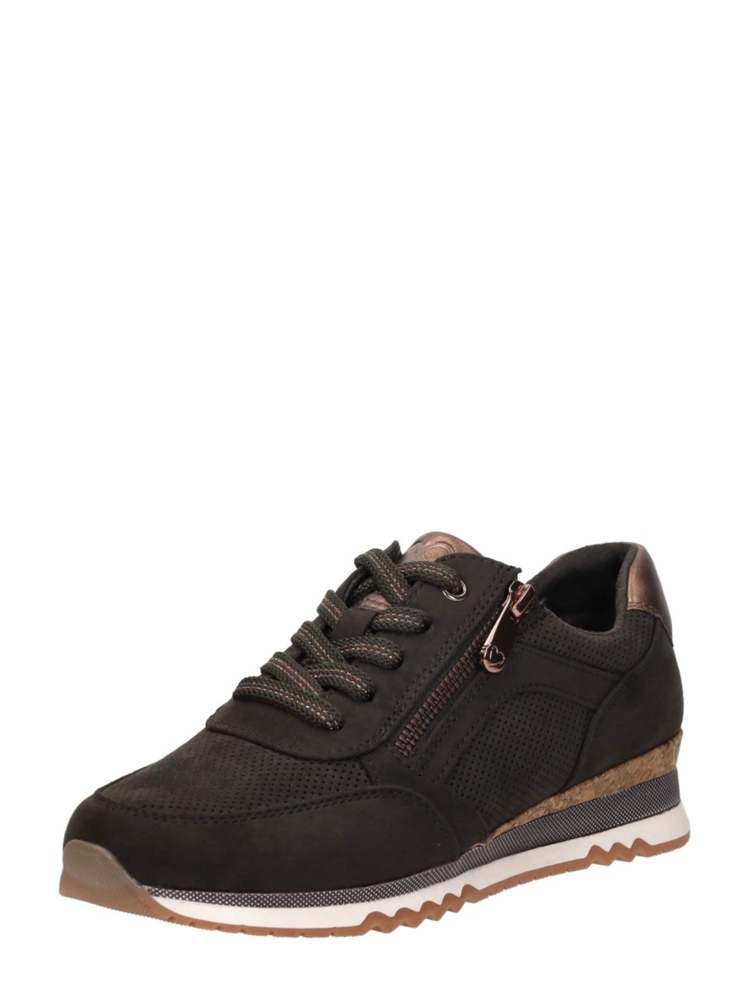 MARCO TOZZI Sneakers 'Sneakers Laag' in Brown