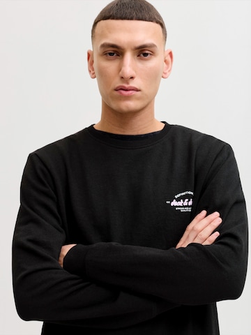 JACK & JONES Sweatshirt 'JJBRANDON' in Schwarz