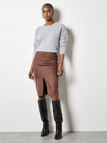 Jupe ' ' Apricot en marron : devant