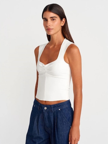 Dilvin Blouse in White