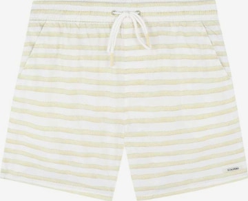 Scalpers Swimming shorts 'Watercolor' in Yellow: front