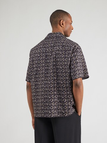 HUGO Comfort Fit Πουκάμισο 'Espino' σε μαύρο