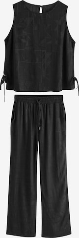 NextPidžama - crna boja: prednji dio