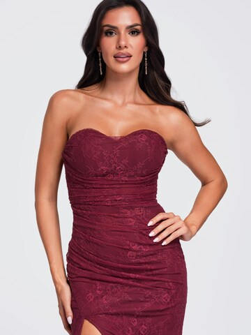 Ombre Abendkleid‌ in Rot
