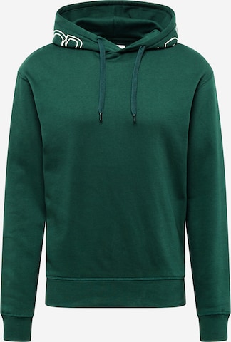 TOM TAILOR DENIM Sweatshirt in Groen: voorkant