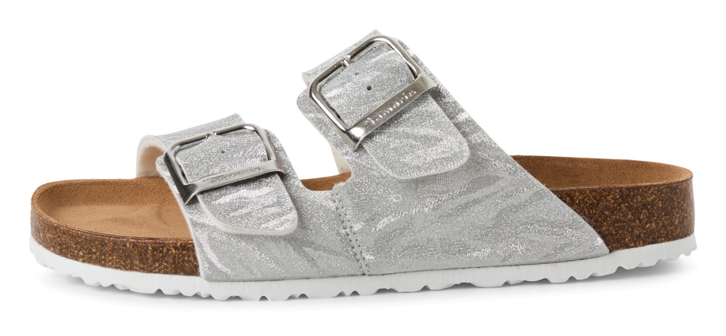 Mule Tamaris en argent