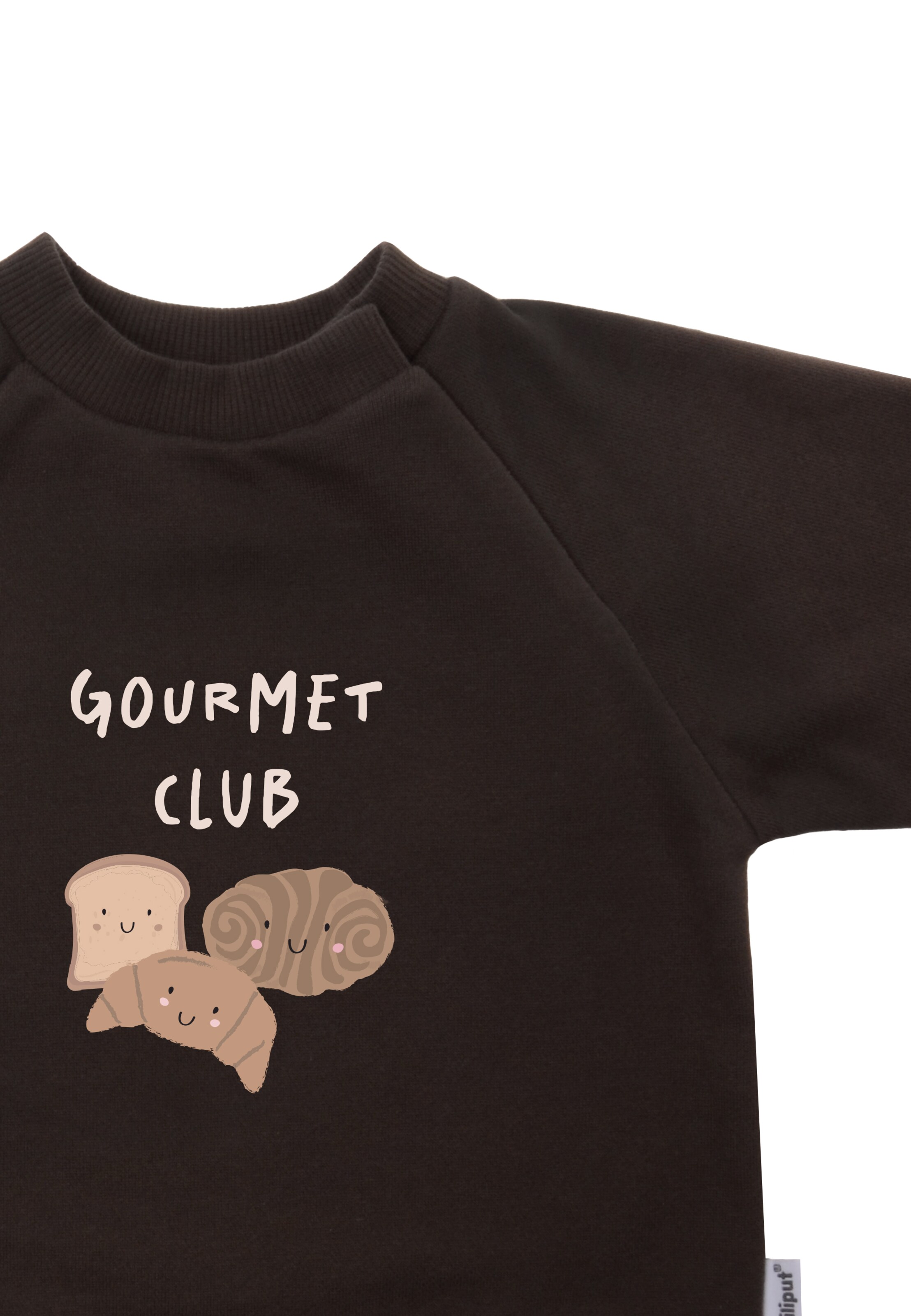 LILIPUT Sweatshirt 'Gourmet Club' in Braun