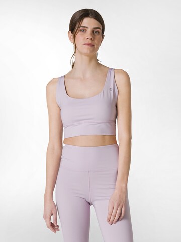 DEHA Bustier Sport-BH in Lila: Vorderseite