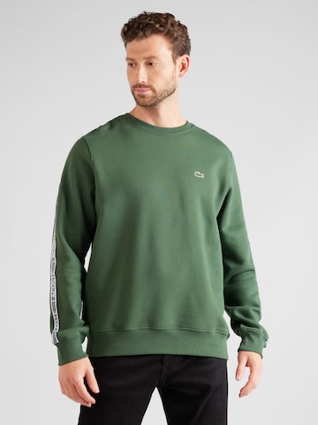 LACOSTE Sweatshirt in Green: front