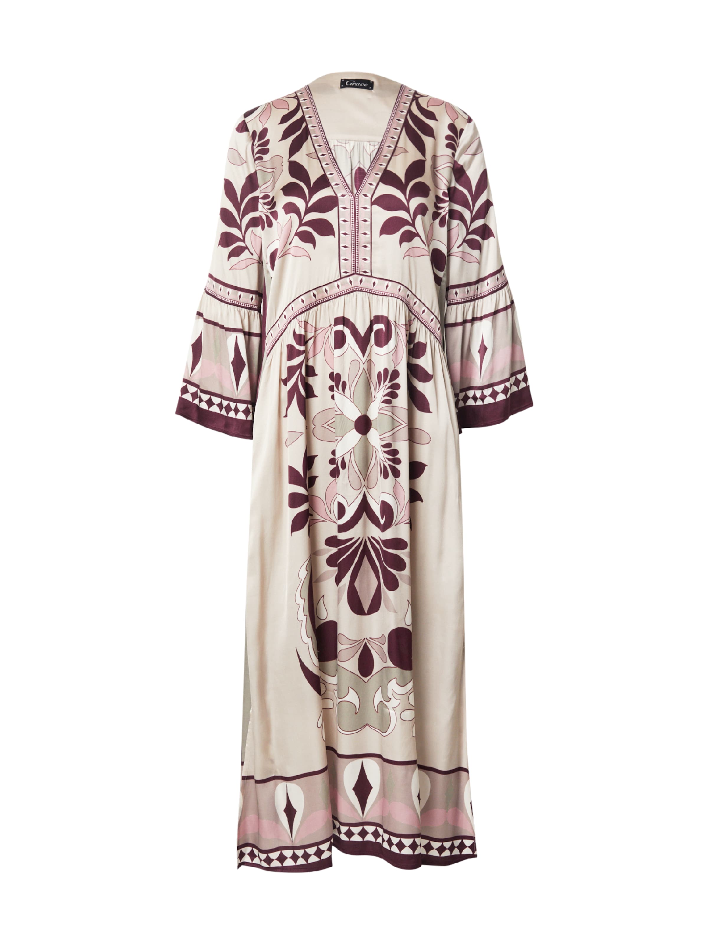 Grace Платье в Бежевый: спереди