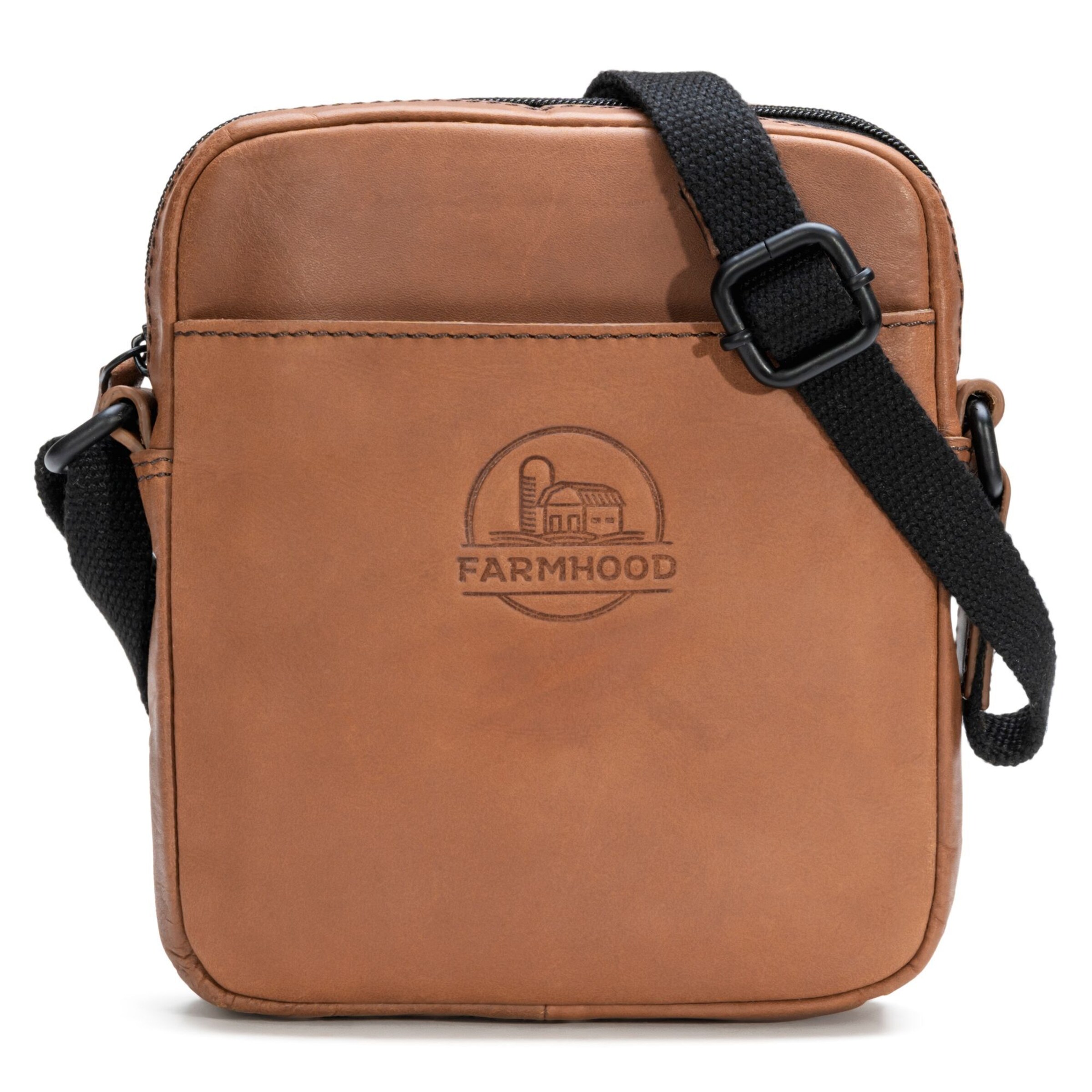 Farmhood Umhängetasche in Braun: Vorderseite