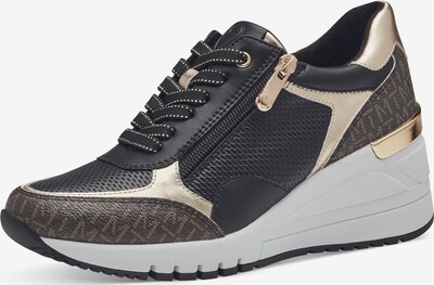 MARCO TOZZI Sneakers in Gold / Black, Item view