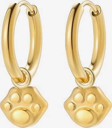 Hey Happiness - Pendientes en oro: frente