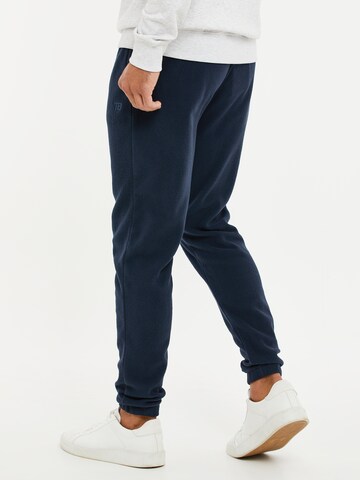 Effilé Pantalon Threadbare en bleu