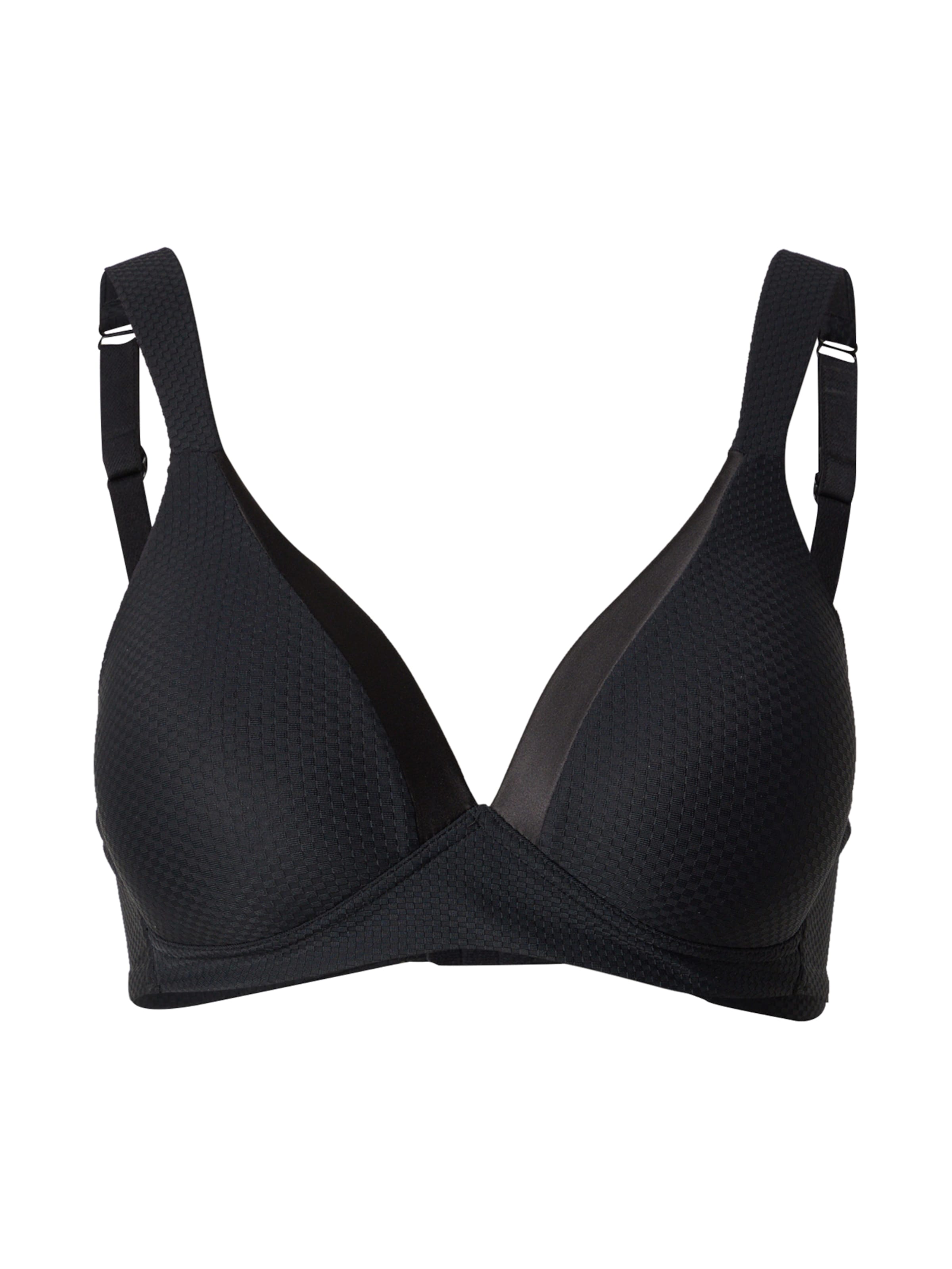 melns NATURANA Bezvīļu Krūšturis: no priekšpuses