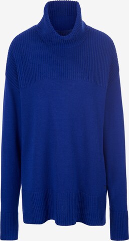 Basler Strickrollkragenpullover in Blau: predná strana