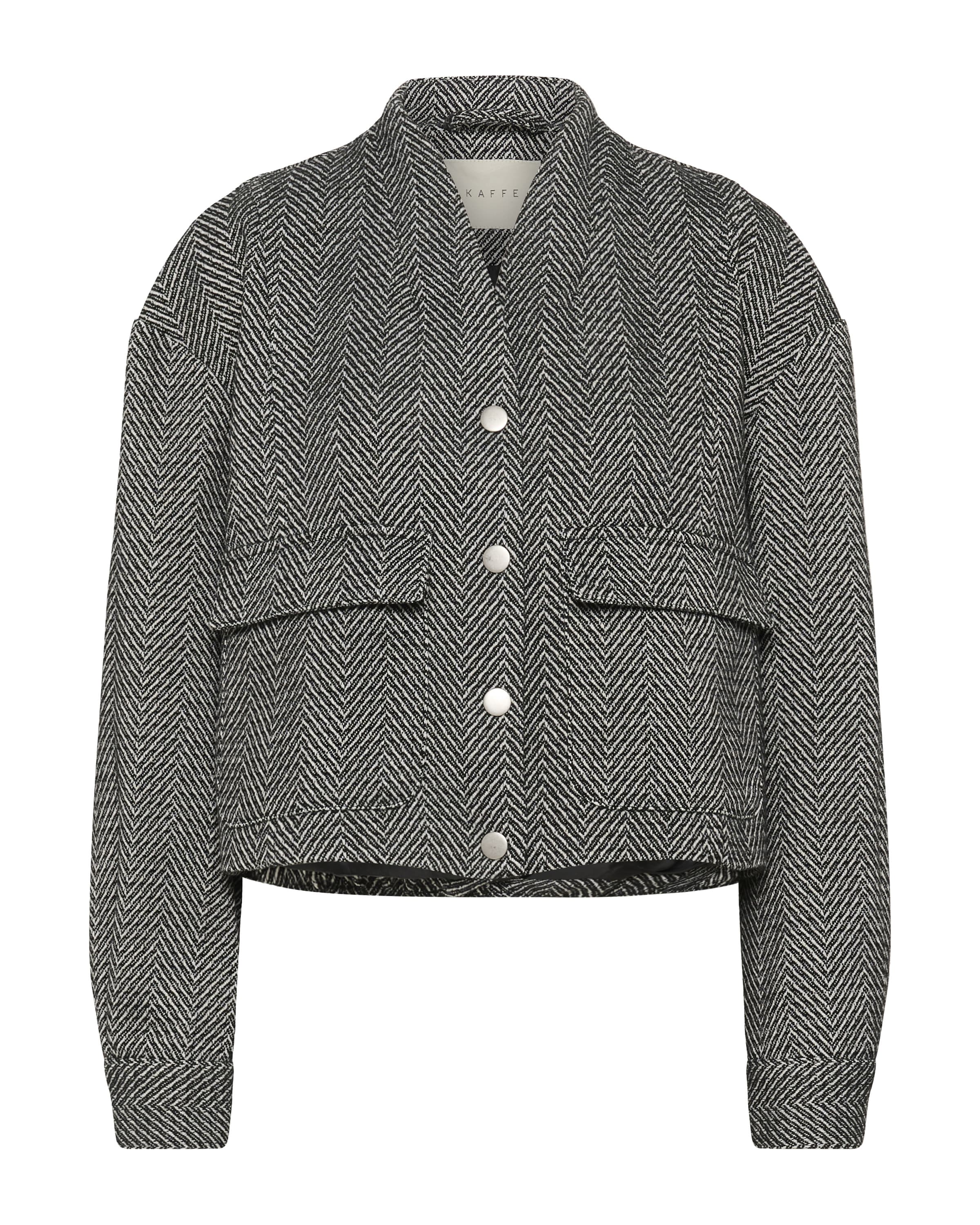 Kaffe Between-season jacket 'KAValentina' in Grey: front