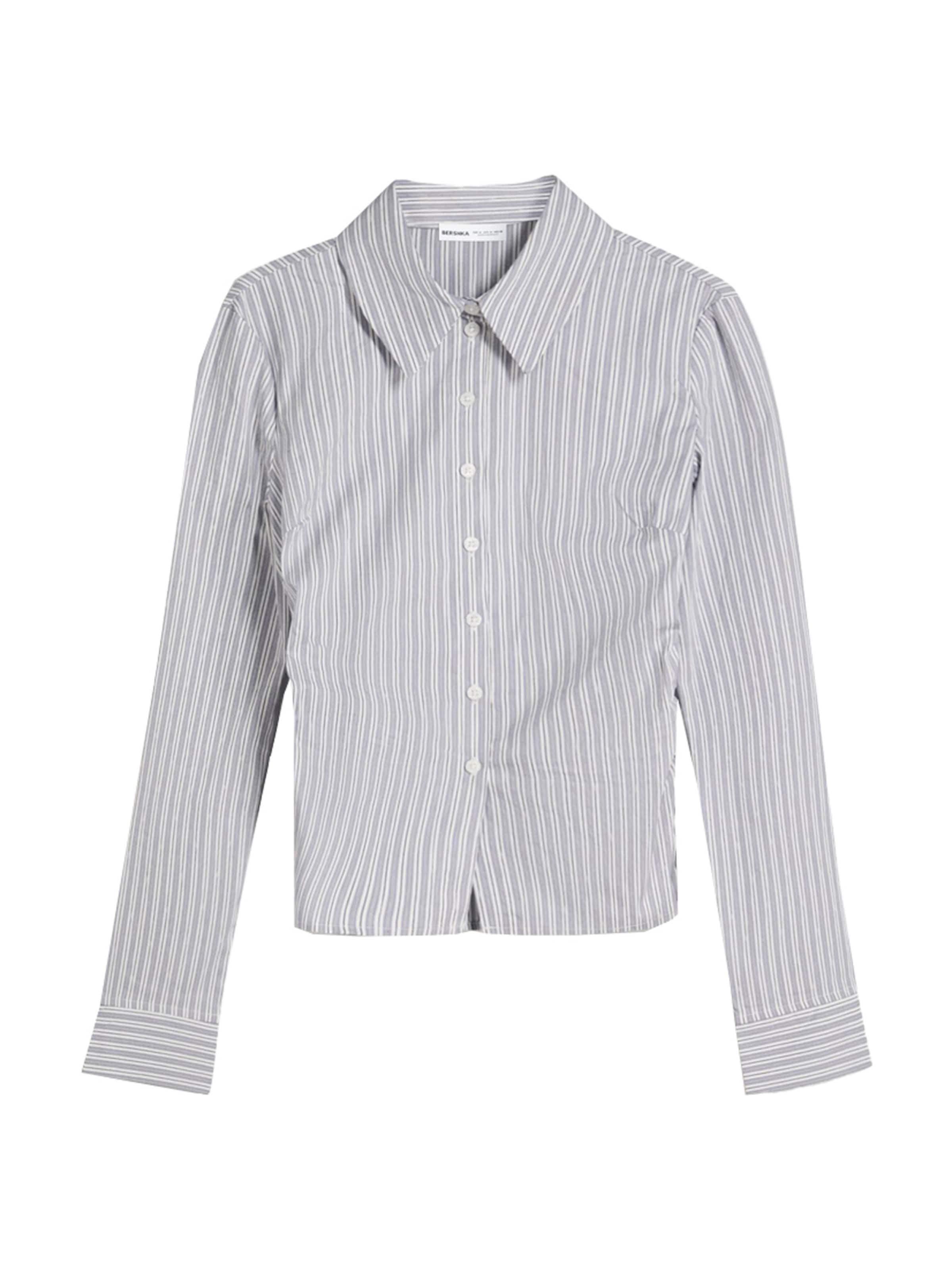 Bershka Blus i grå: framsida