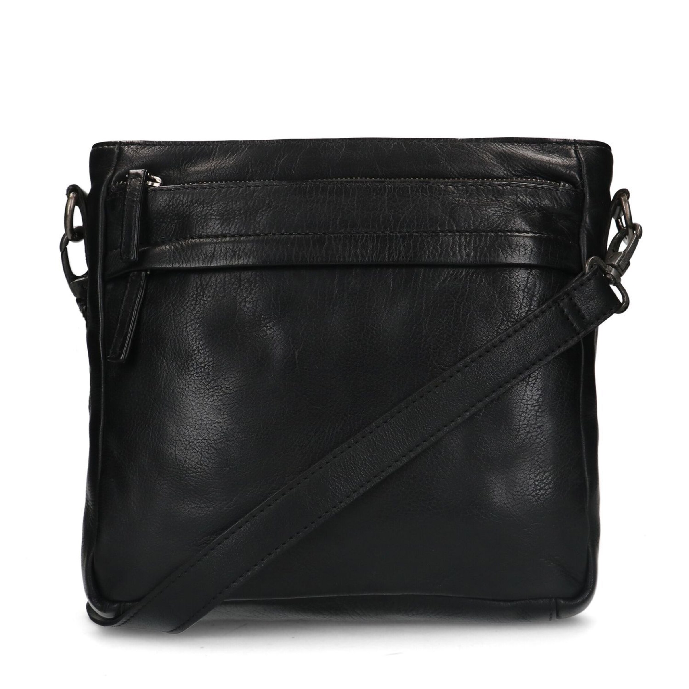MANFIELD Crossbody Bag in Black: front