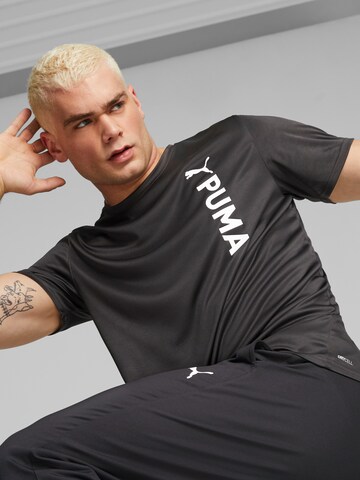 PUMA - Camisa funcionais em preto: frente