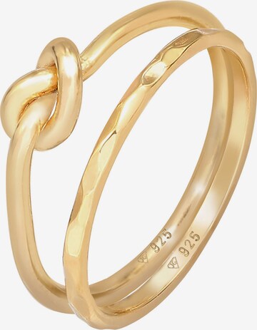 ELLI Ring 'Knoten' in Gold: predná strana