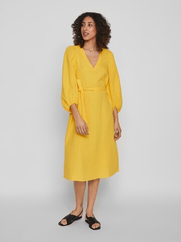 VILA - Vestido 'Lania' em amarelo