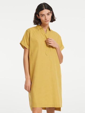 Robe-chemise 'Wajoni' OPUS en jaune : devant