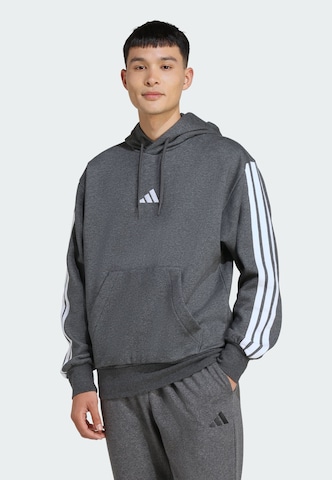 Felpa sportiva 'Essentials' di ADIDAS SPORTSWEAR in grigio: frontale
