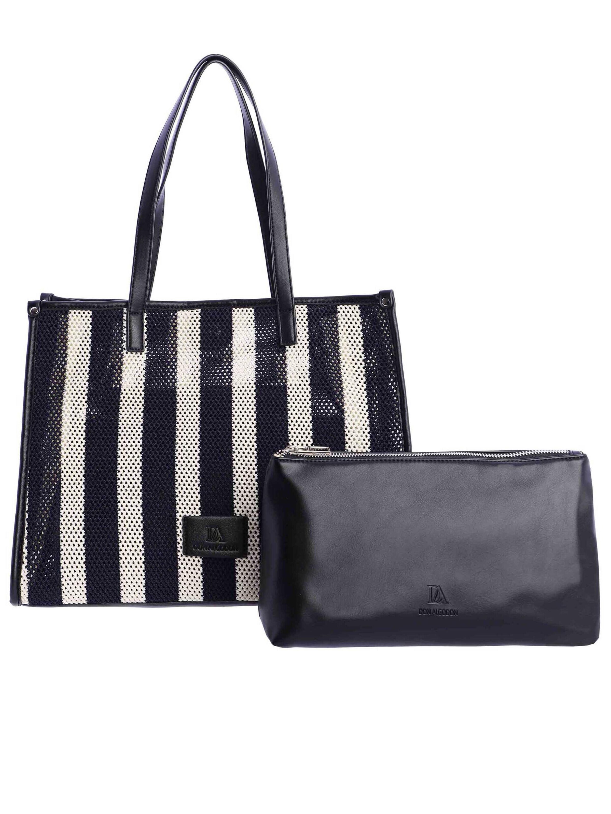 Don Algodon - Shopper 'Eolia' en negro: frente