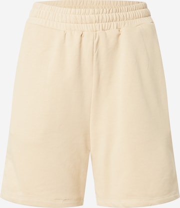 Regular Pantalon VILA en beige : devant