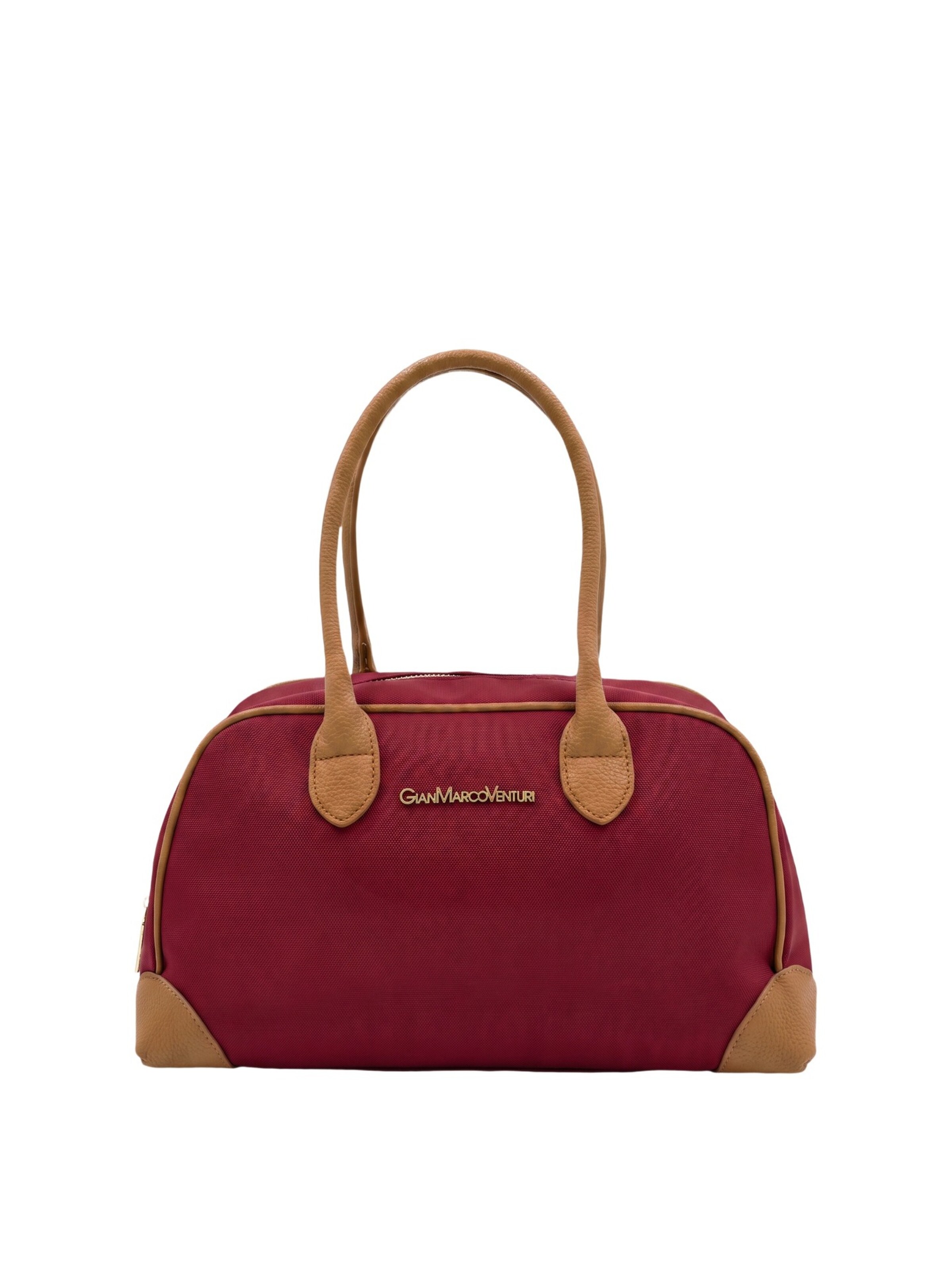 Borsa a spalla di GianMarco Venturi in rosso: frontale