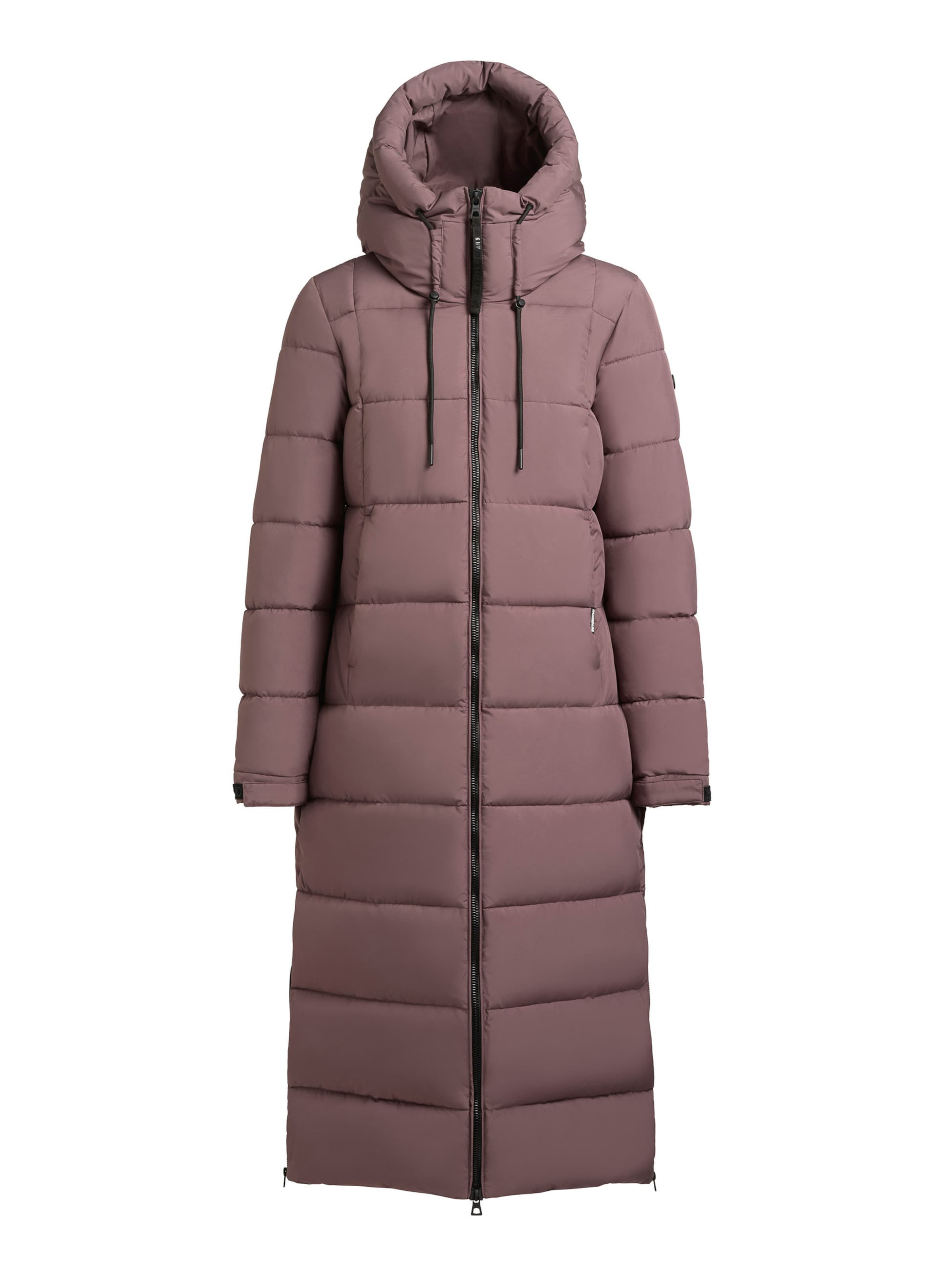 khujo Wintermantel 'Deria4' in Lila: Vorderseite