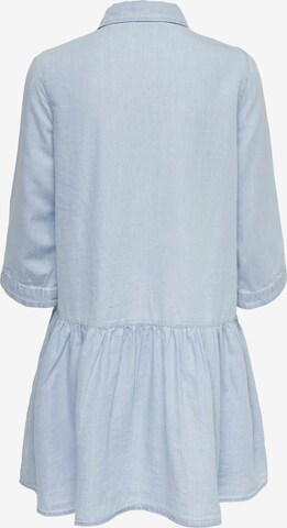 Robe-chemise 'Chicago' ONLY en bleu