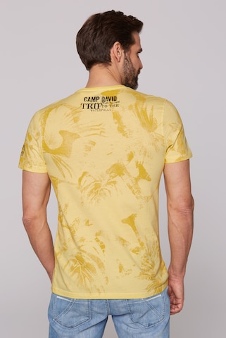 T-Shirt CAMP DAVID en jaune
